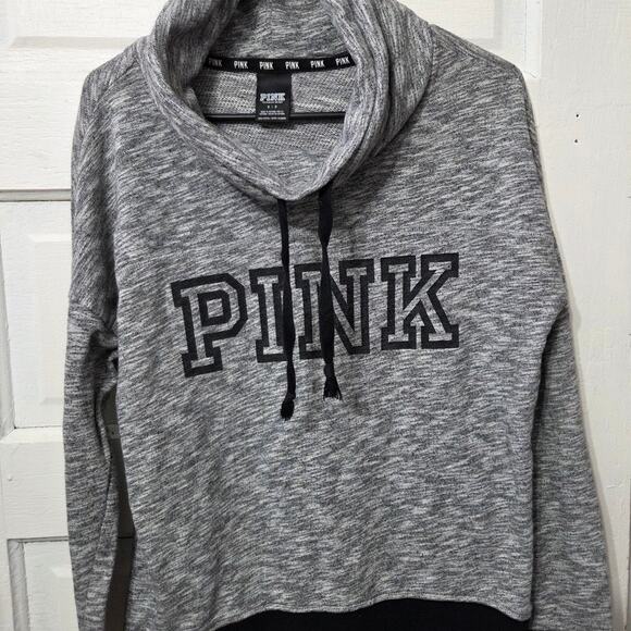 PINK by Victoria Secret long sleeve sweatshirt woman's size S - Picture 1 of 8